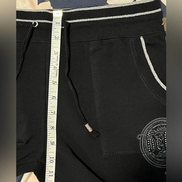 BCBG Maxazria Size:L WomenHoodie/Pants  Phinestone Detail Shimmer Thread Outline - Picture 13 of 16